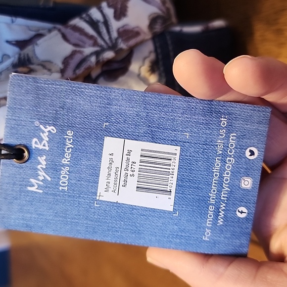 MYRA WESTERN FLORAL DENIM BAG - Picture 7 of 16